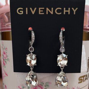 Givenchy Crystal Drop Earrings